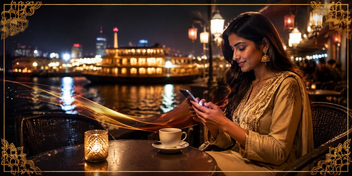 বরিশালে মোবাইলে পেমেন্ট করছেন একজন ব্যবহারকারী