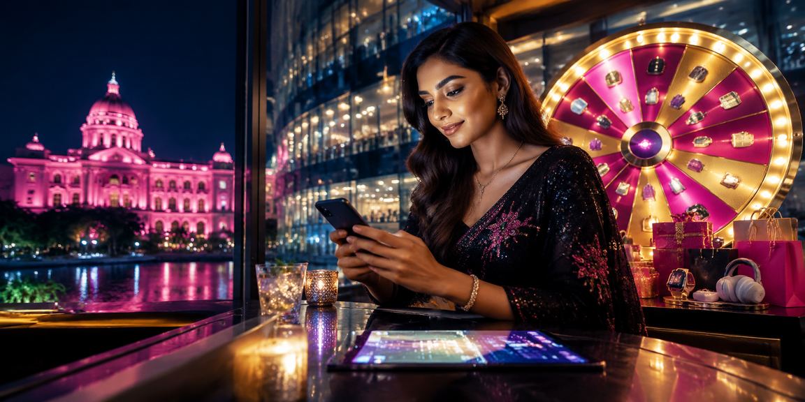 ঢাকায় রুলেট গেম খেলছেন একজন ব্যবহারকারী