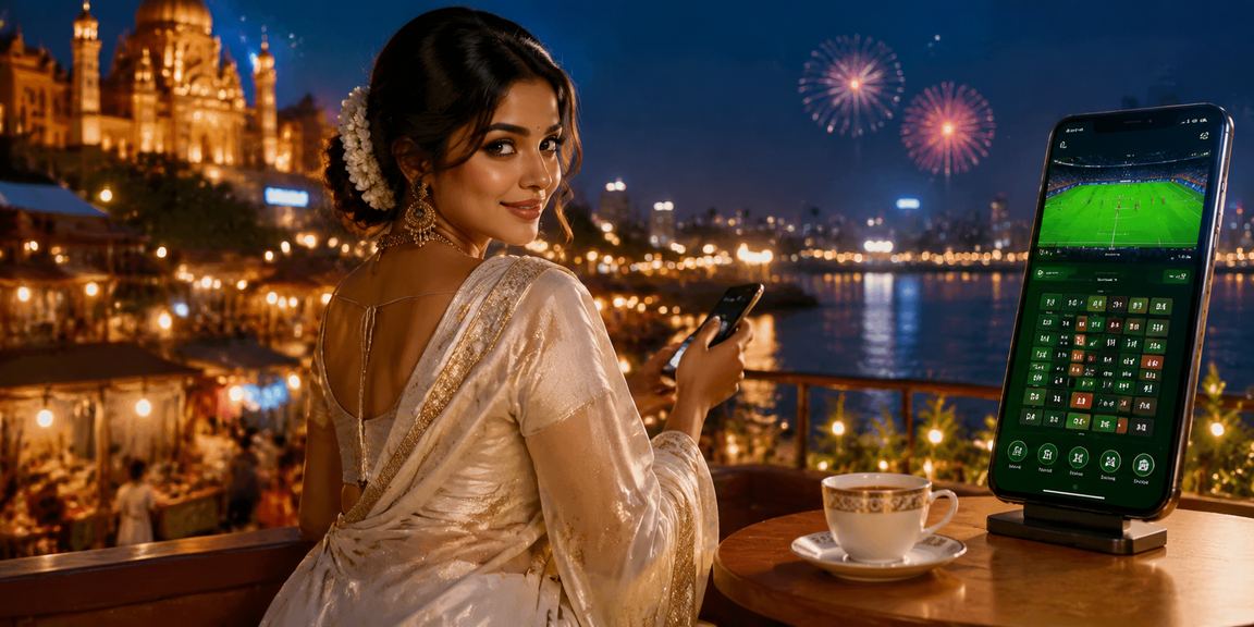 খুলনায় শাড়ি পরা একজন নারী মোবাইলে kb88 ক্যাসিনো অ্যাপ ব্যবহার করছেন