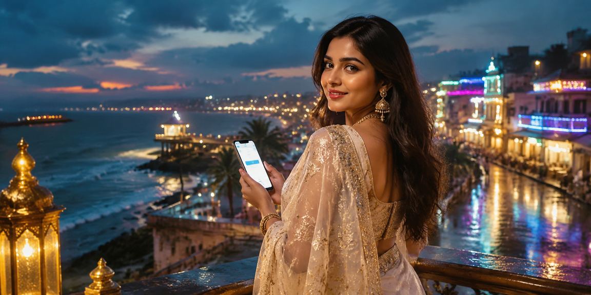নারায়ণগঞ্জে শাড়ি পরা একজন নারী মোবাইলে kb88 জ্যাকপট ডিপোজিট করছেন